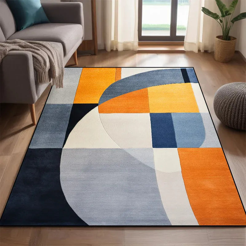 Canvanation XD19-flannel15 / 160x200cm 63x78.7in Tapis De Salon - Moderne Motif Géométrique Wilton
