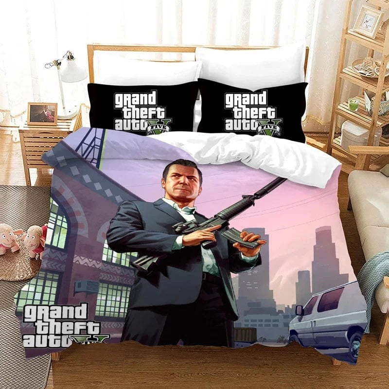 Canvanation Housse De Couette - Game GTA V, Grand Theft Auto 5