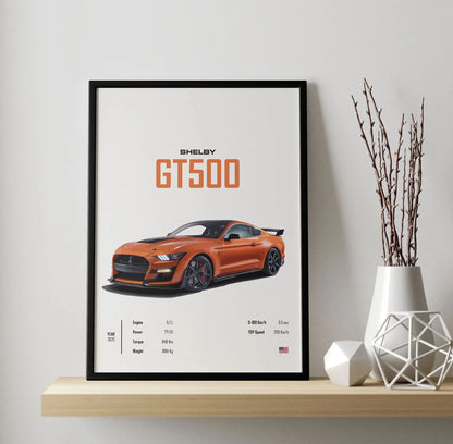 Affiche Voiture Luxe Sports Supercar