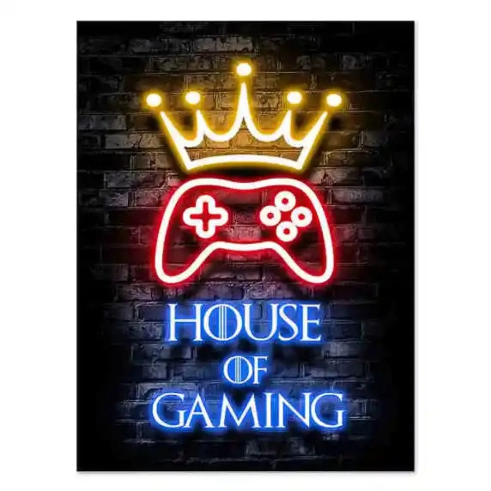 Affiche Neon Chambre Gaming