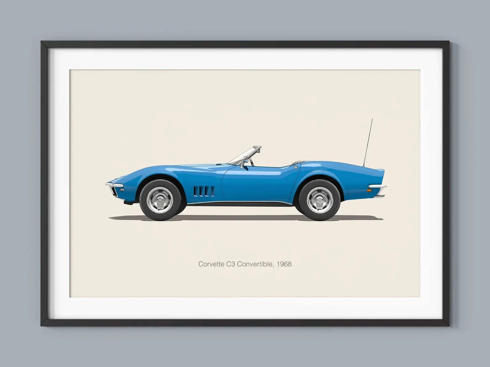 Affiche Voiture Corvette C3