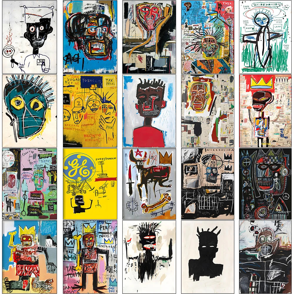 Affiche Art Abstrait Africain