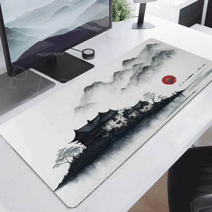 Canvanation Tapis De Souris - Paysage Encre Japon