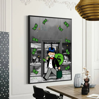 Affiche Alec Monopoly Pop Art