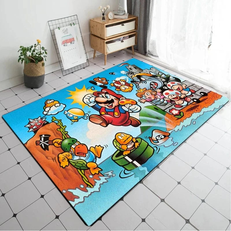 Canvanation Style G / 50x80cm (20x31in) Tapis De Chambre - 3D Super Mario Bros HD