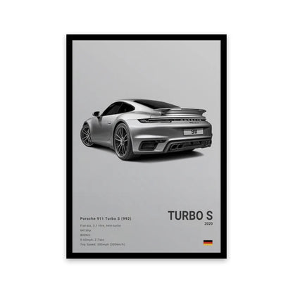 Affiche Voiture Sportif  R8 RS3 M3 M5