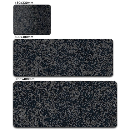 Canvanation 60YL00002 / 600x300x2mm Tapis De Souris - Noir Et Blanc Effet Optique