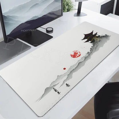 Canvanation WA00111 (1) / 900x400x4mm Tapis De Souris - Paysage Encre Japon