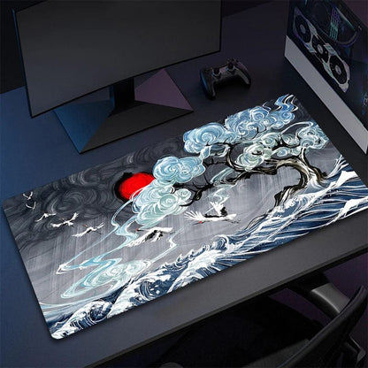 Canvanation A3360 / 900x400x2mm Tapis De Souris - Paysage Vague Japonaise