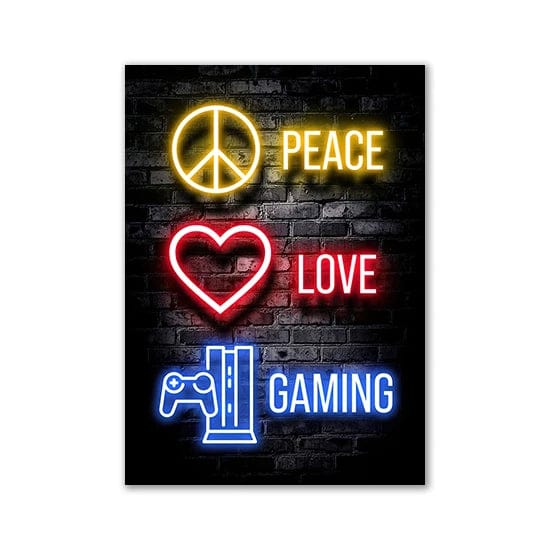 Canvanation Pattern10 / 30x40cm Affiche Chambre Gaming Zone