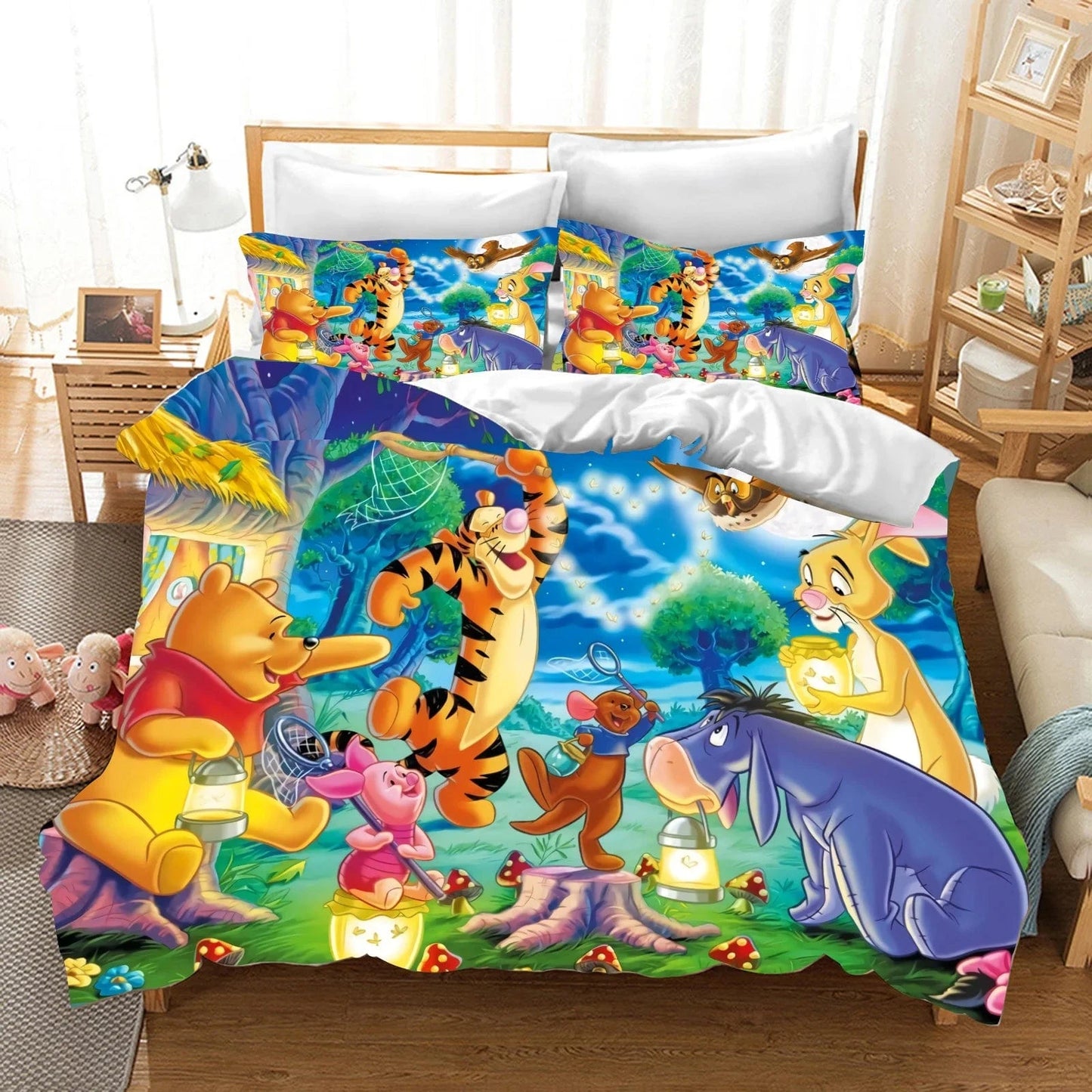 Canvanation 3 / 200x200cm Housse De Couette - Winnie L'Ourson