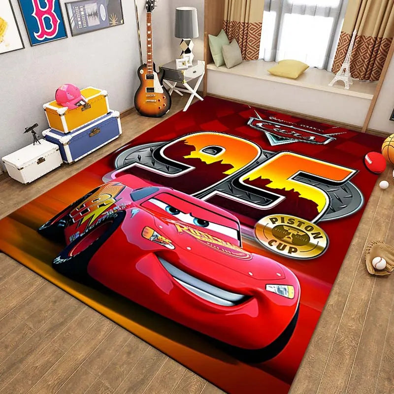 Tapis De Chambre - Cars Lightning Mcqueen