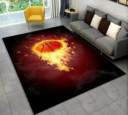Canvanation 27 / 40x60cm Tapis De Chambre - Terrain De Basketball