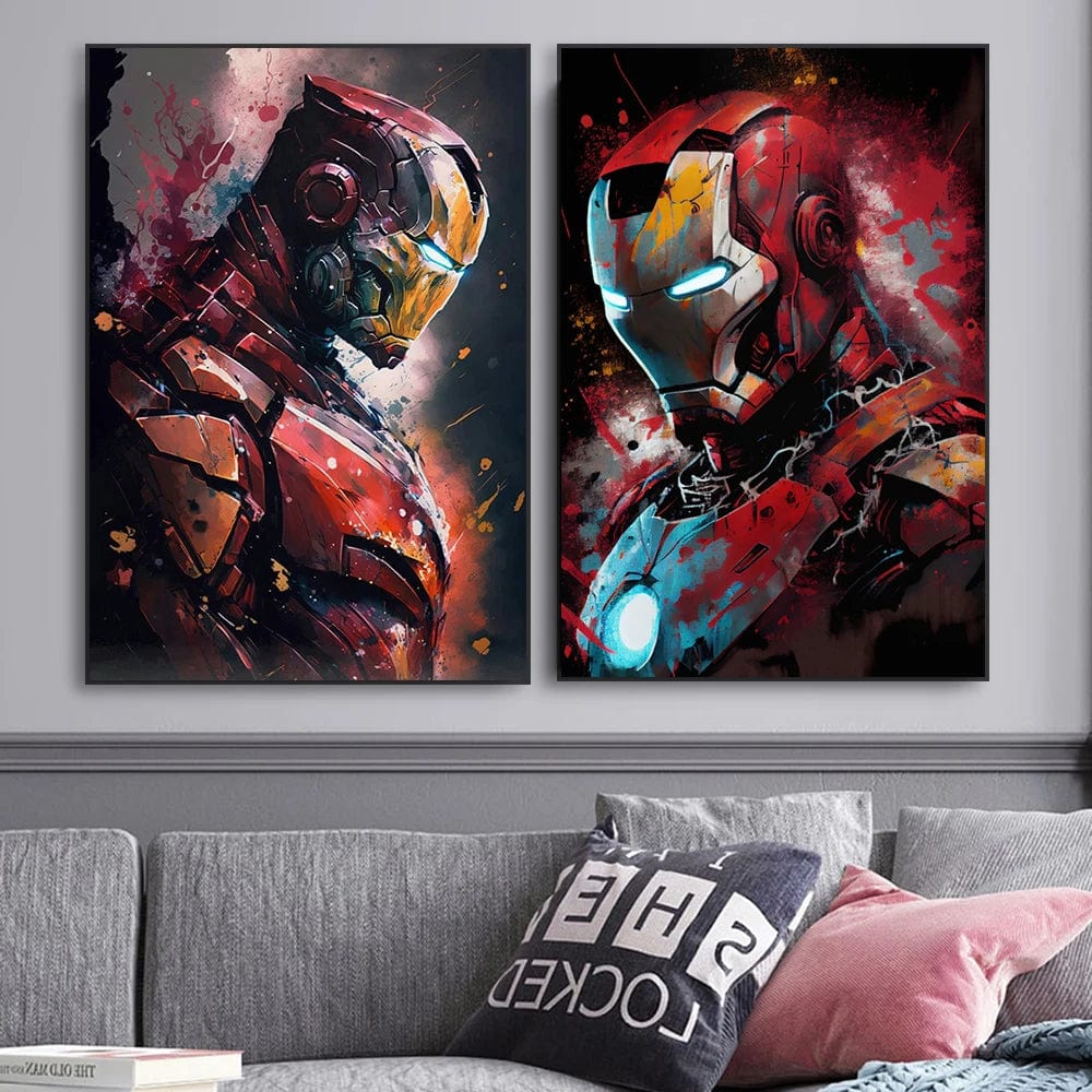 Affiche Chambre Disney Iron Man