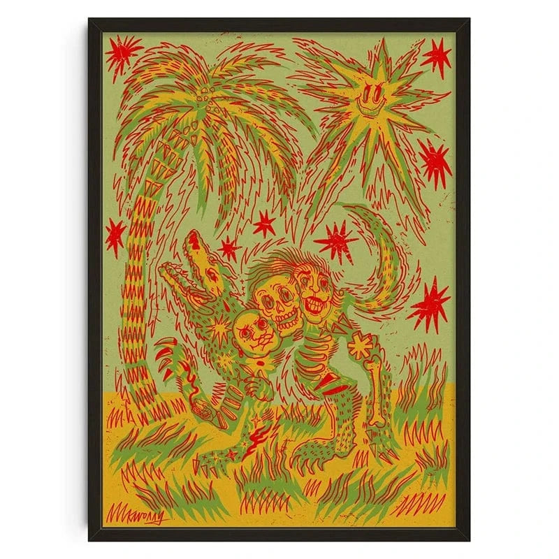 Canvanation F0067-12 / 50X70cm Affiche Vintage Abstrait Classic