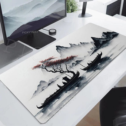 Canvanation WA00111 (9) / 900x400x4mm Tapis De Souris - Paysage Encre Japon