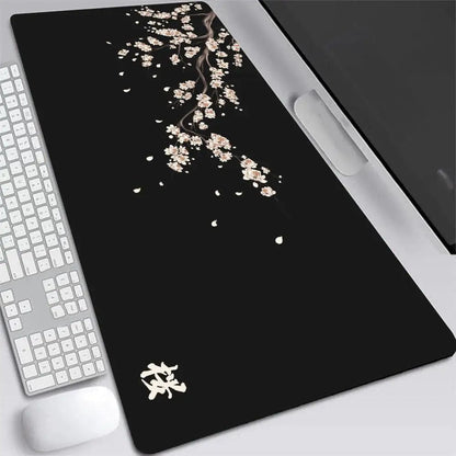 Canvanation BLACK-4 / 900x400x2mm Tapis De Souris - Japon Cerisier