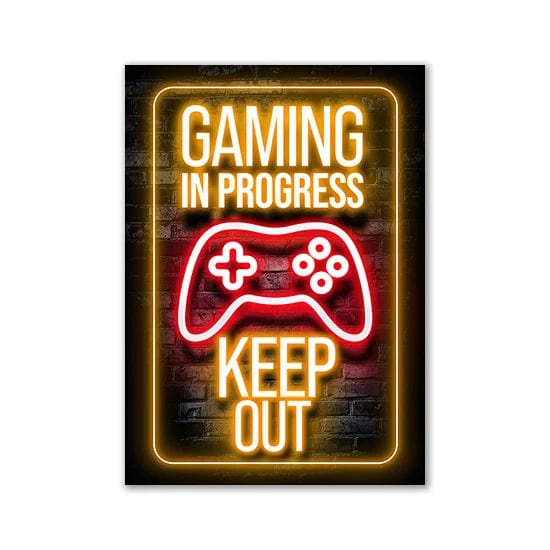 Canvanation Pattern18 / 30x40cm Affiche Chambre Gaming Zone