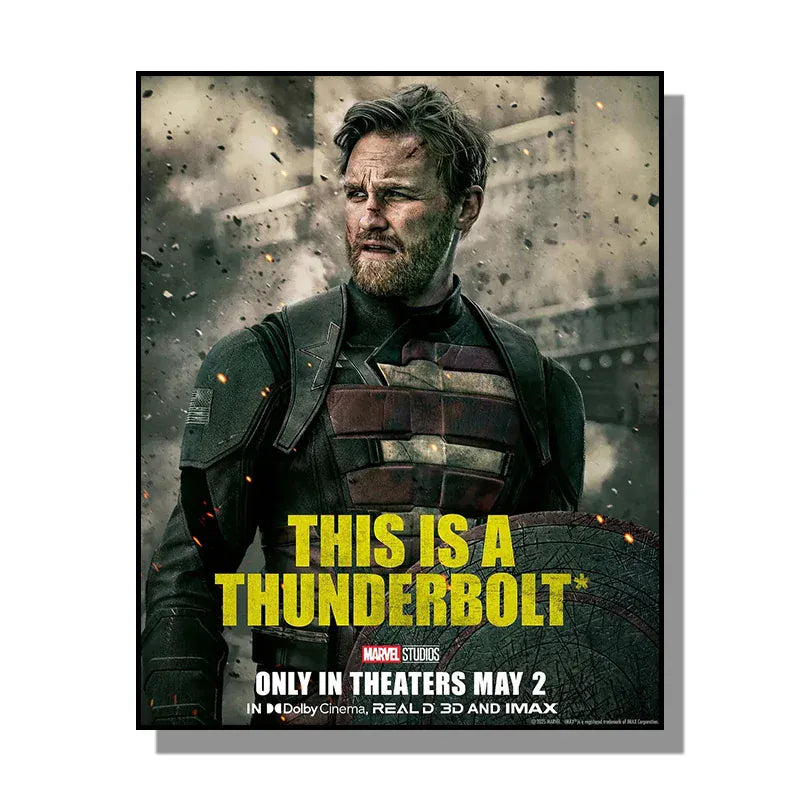Canvanation Q115 / 50X70cm Affiche - Thunderbolts