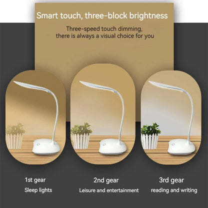 Canvanation Lampe de Bureau LED Rechargeable – Lumière Tactile et Portable avec Protection des Yeux