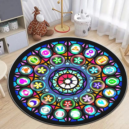 Canvanation Gris 1 / 100cm diametre Tapis De Chambre - Pokémon