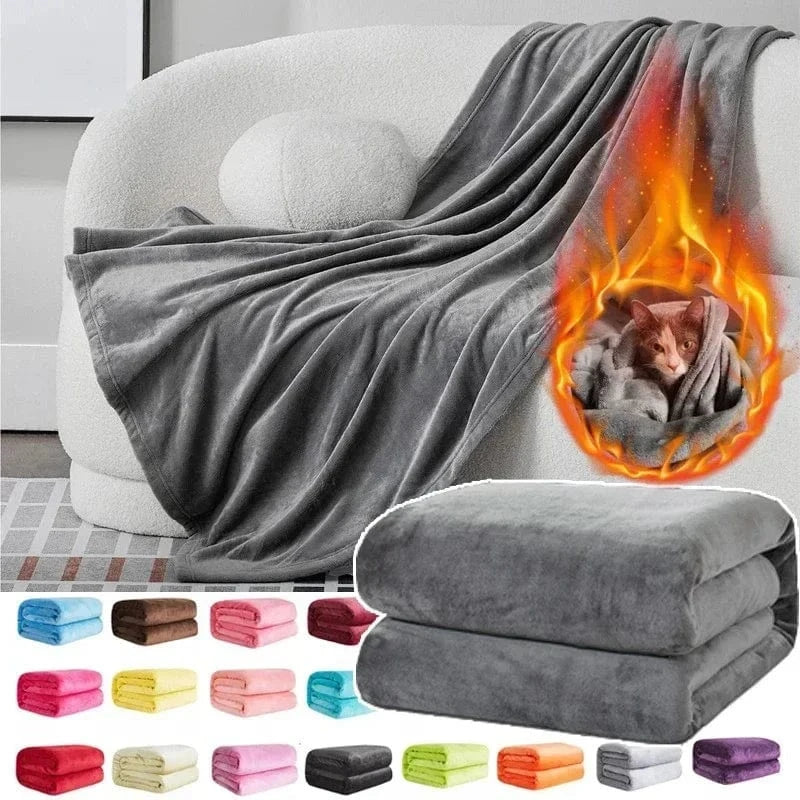 Canvanation Café / 180x200 / france Plaid Polaire Américain  – Anti-Boulochage et Ultra-Doux