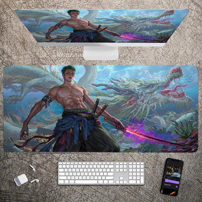 Canvanation z2 / 900x400x5mm Tapis De Souris - Anime Japonais One Piece Luffy Zoro