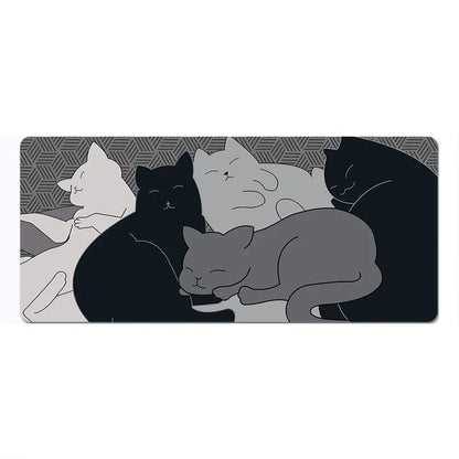 Tapis De Souris - Cute Art Kawaii Chat XXL