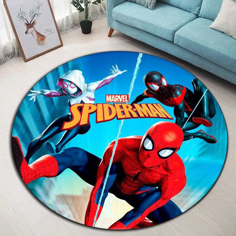 Tapis De Chambre Rond Spider Man Marvel