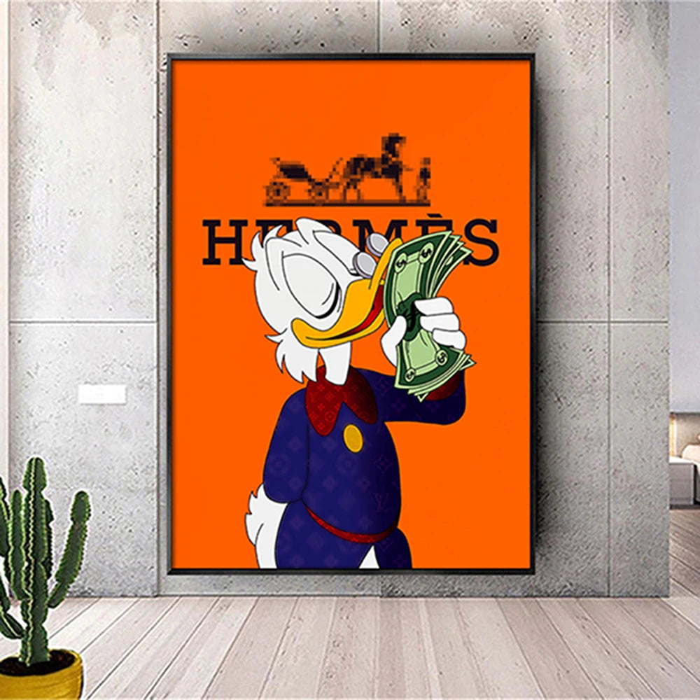 Affiche Marque De Luxe Hermès