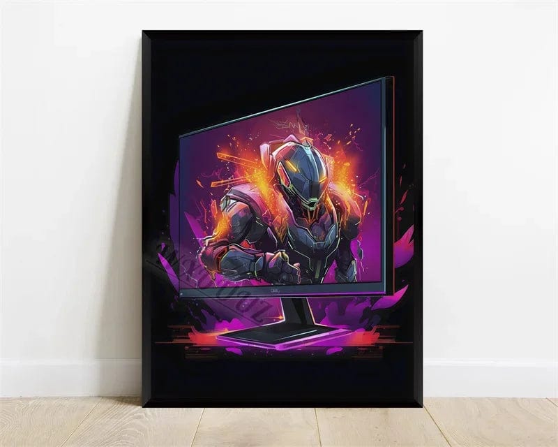 Canvanation 3 Game / 40x60cm Affiche Chambre Adolescent Gamer