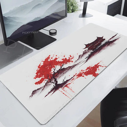 Canvanation WA00111 (5) / 900x400x4mm Tapis De Souris - Paysage Encre Japon