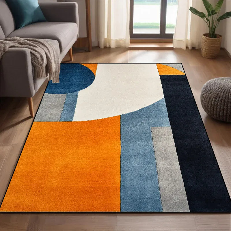 Canvanation XD19-flannel12 / 80x120cm 31.5x47.2in Tapis De Salon - Moderne Motif Géométrique Wilton