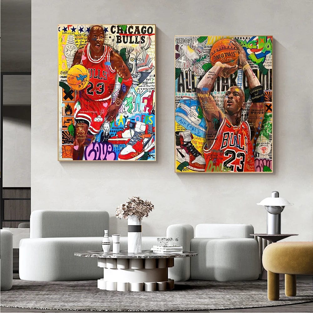 Affiche Basket-ball Michael Jordan