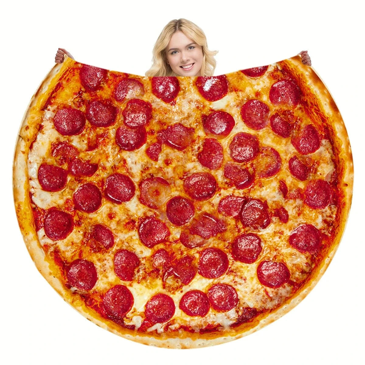 Canvanation Couverture Polaire Burritos Tortilla Donut Pizza Nourriture