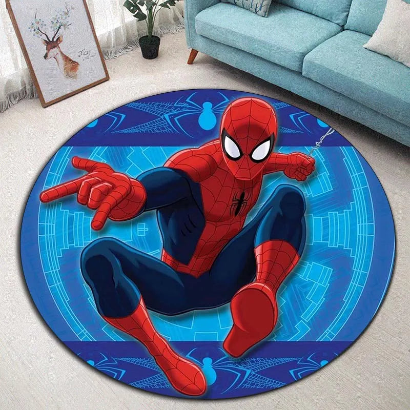 Tapis De Chambre Rond Spider Man Marvel