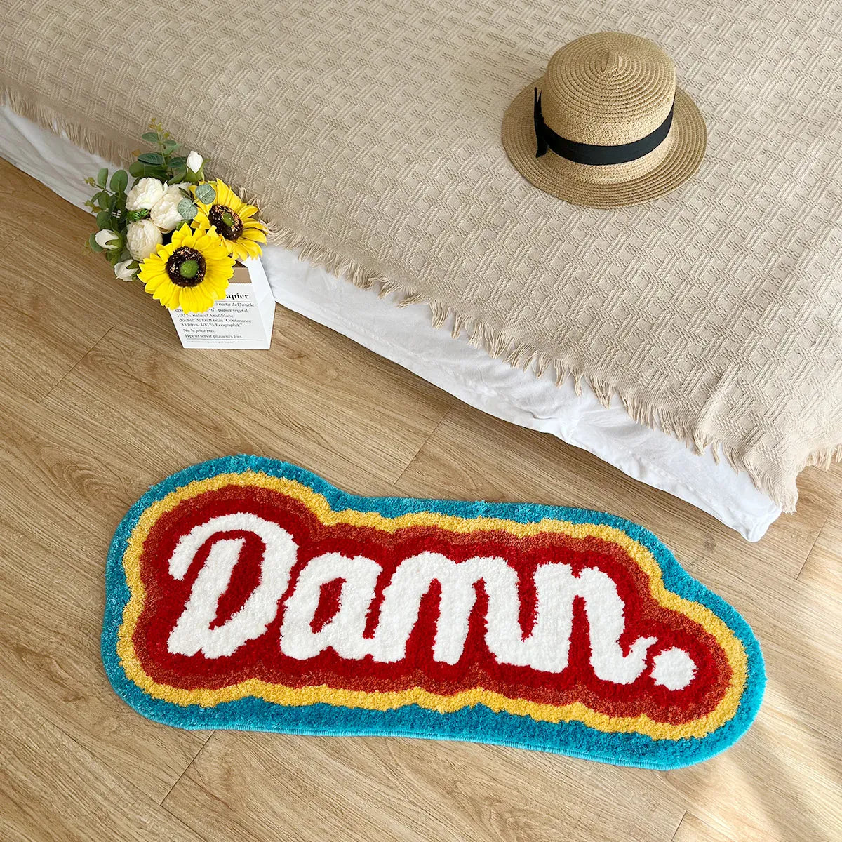 Canvanation 90X40CM Tapis De Chambre - Damn.