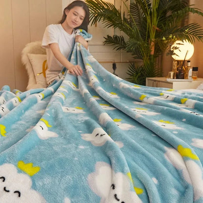 Canvanation Couverture en Polaire Corail – Ultra Chauffante