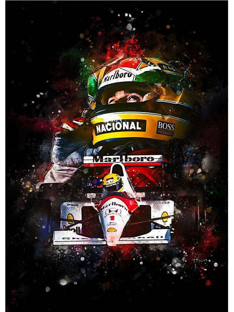 Canvanation S / 60x90cm Poster F1 Formule 1 Course Legendes