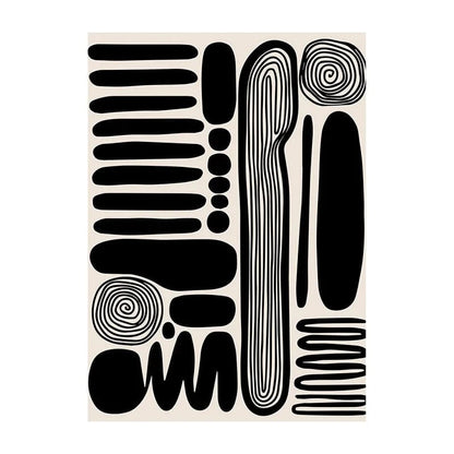 Canvanation Q0023-12 / 30X42cm Affiche Abstrait Japonais