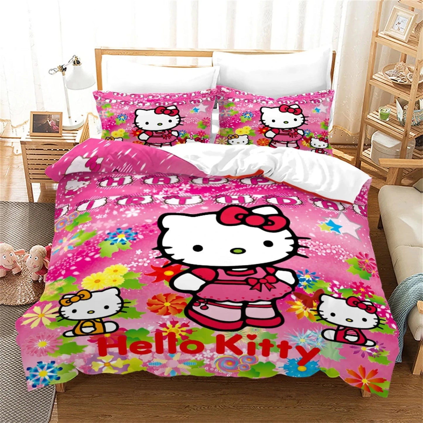 Canvanation 1 / 180x210cm Housse De Couette - Hello Kitty