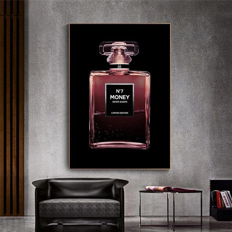 Canvanation Affiche Chanel N 5 Rose