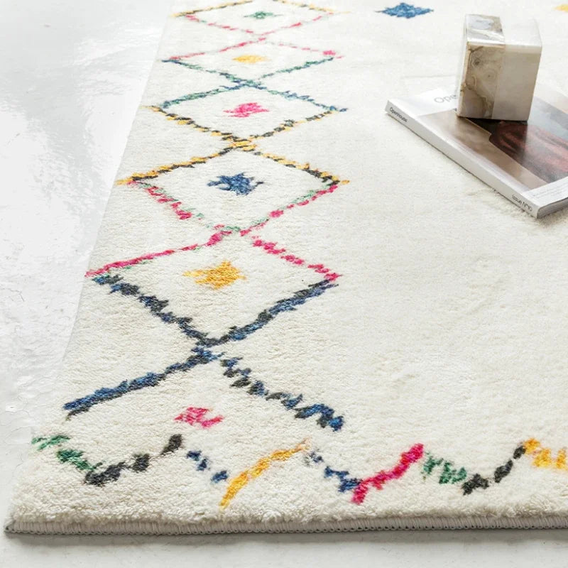 Tapis De Chambre - Motif Abstrait