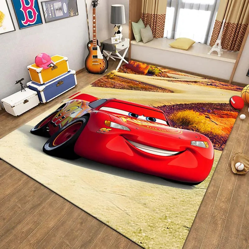 Tapis De Chambre - Cars Lightning Mcqueen