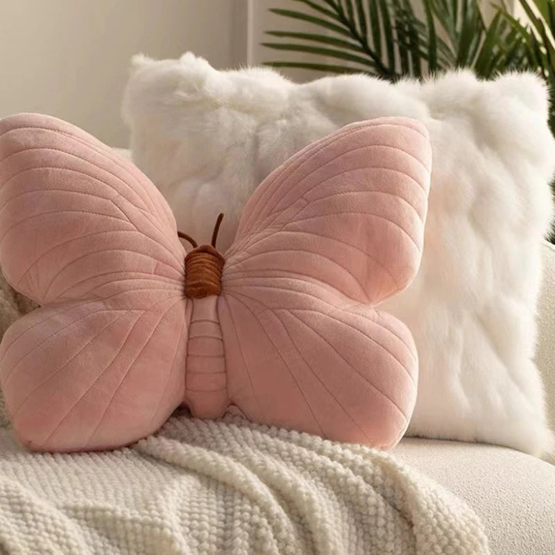 Coussin en Forme de Papillon - Élégance et Confort