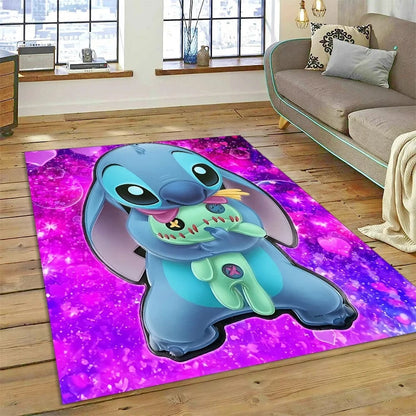 Canvanation Tapis De Chambre - 3D HD Stitch Kawaii