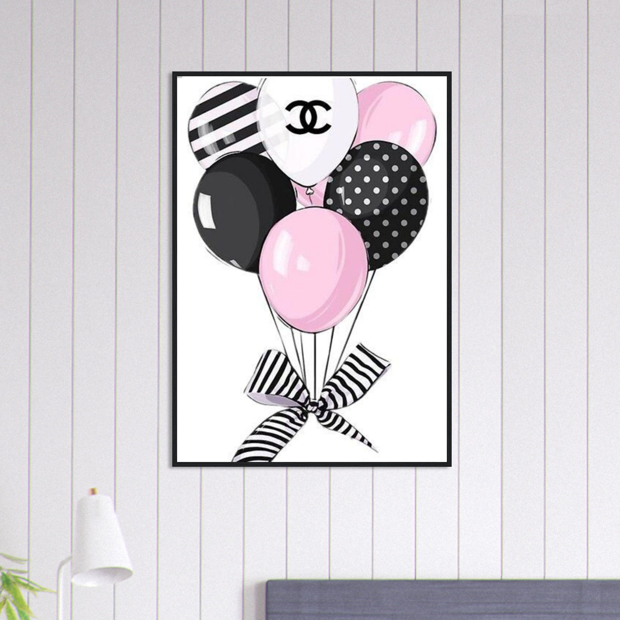 Canvanation Print Material 70x100 cm / 28x40″ Tableau Chanel Ballons