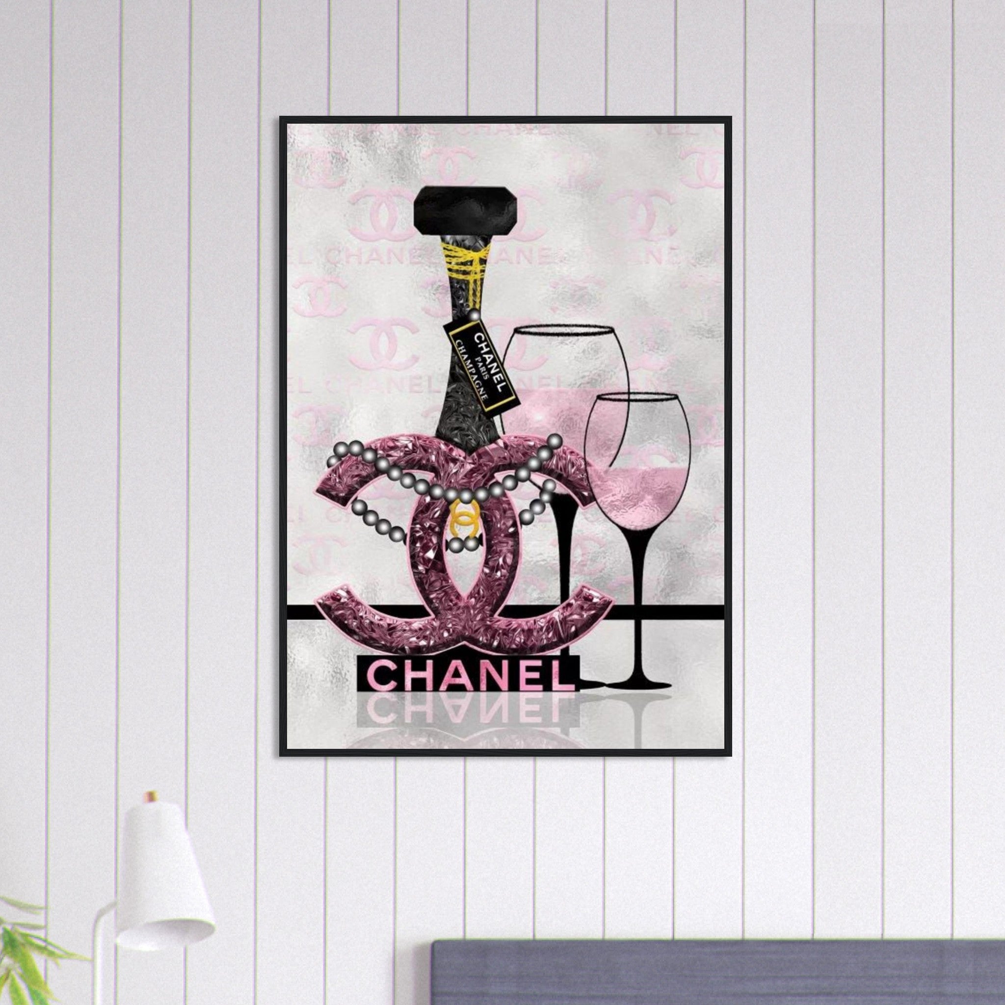 Canvanation Print Material 70x100 cm / 28x40″ Tableau Chanel Champagne