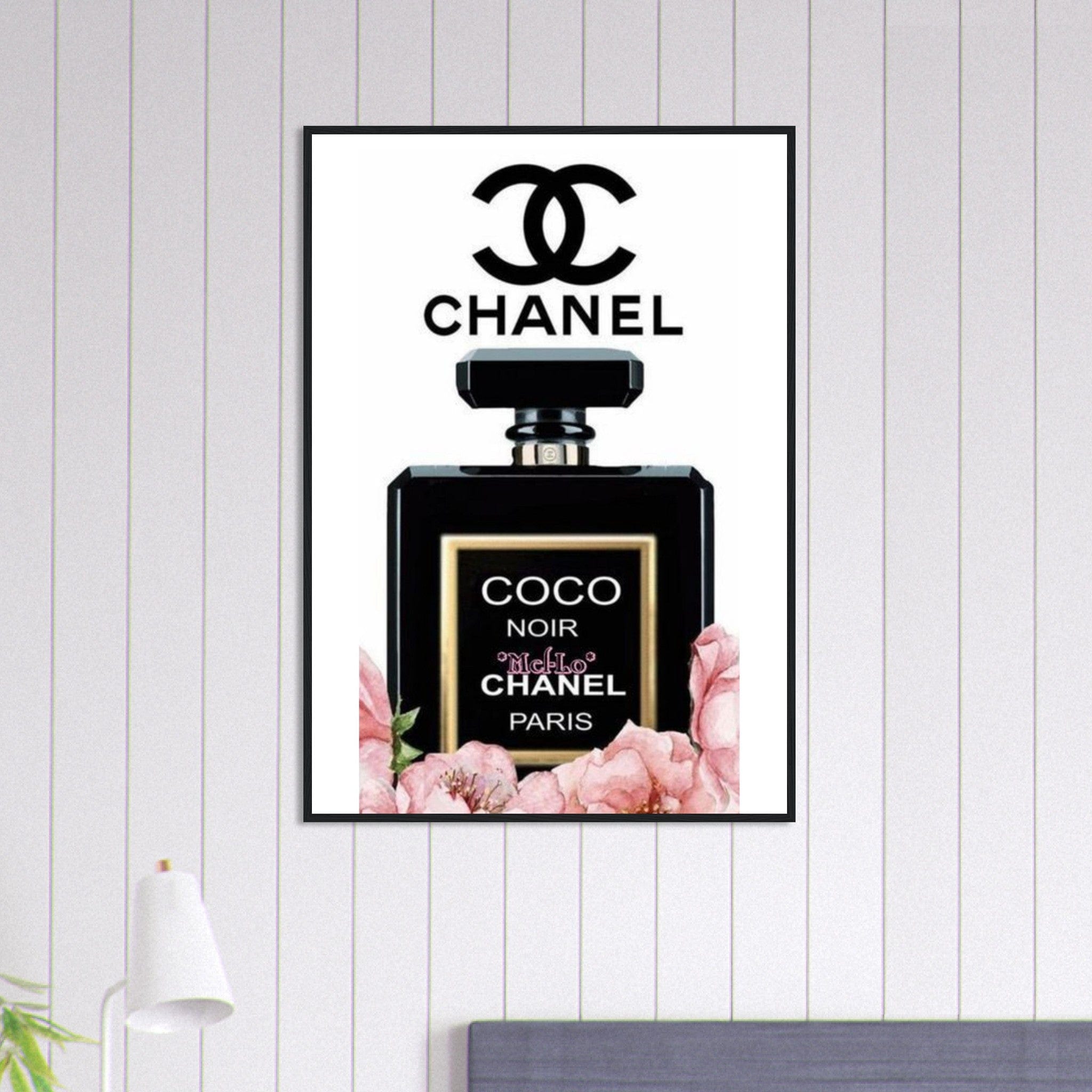 Canvanation Print Material 70x100 cm / 28x40″ Tableau Chanel Numéro 5 Blanc