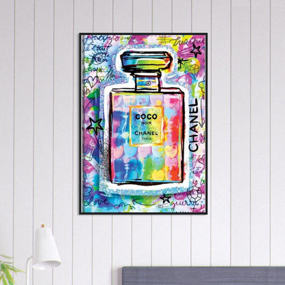Canvanation Print Material 70x100 cm / 28x40″ Tableau Chanel Numéro 5 Multicolore